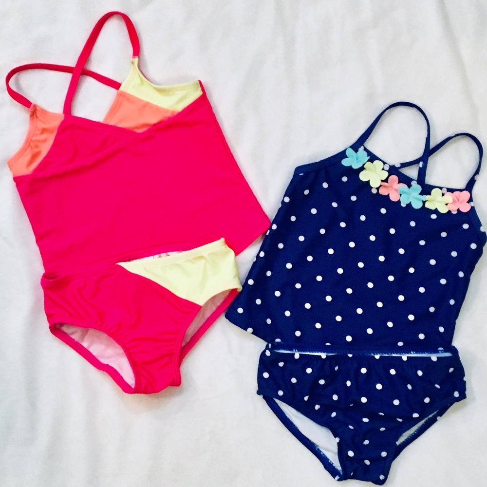 Carters Girls 2-piece Swimsuits-Set of 2